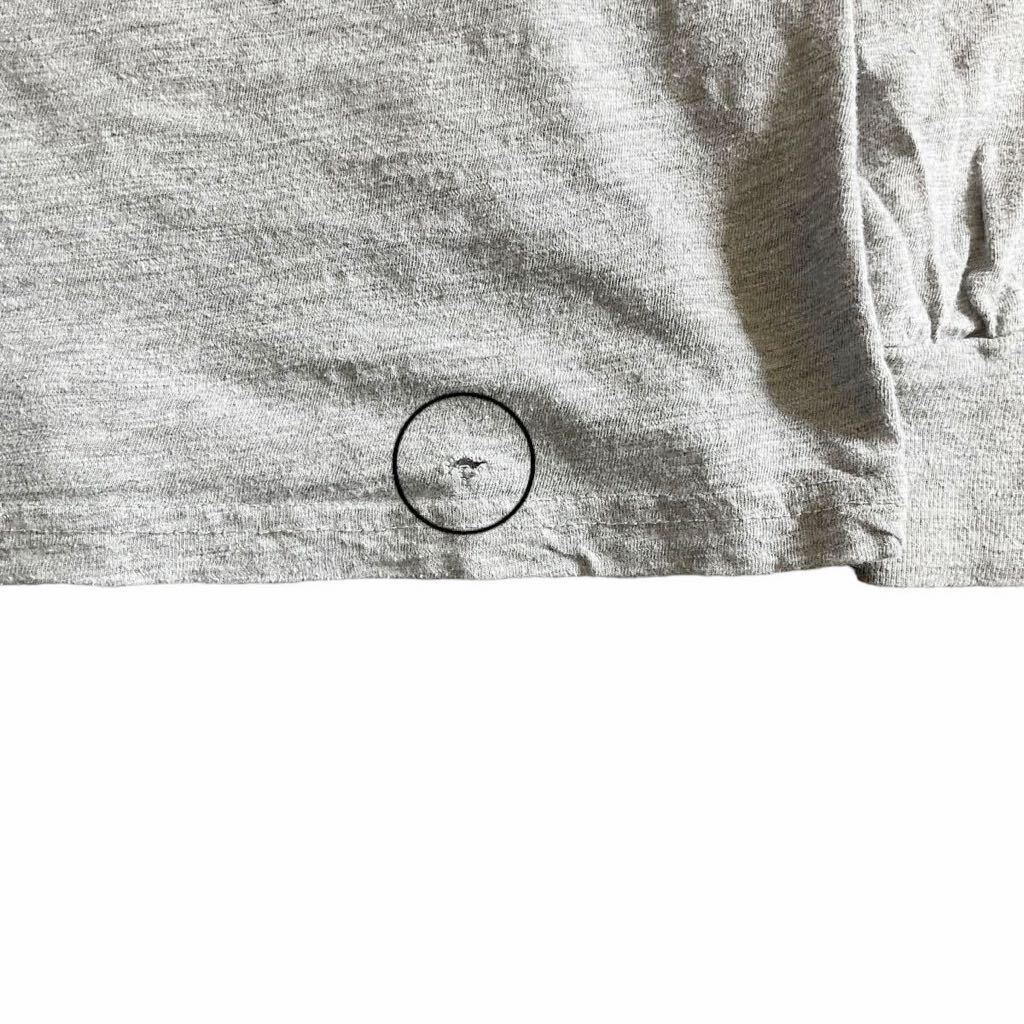POLO Ralph Lauren ロゴ 長袖 Tシャツ XL (18-20) グレー ロンT 星条旗 フラッグ ポロ ラルフローレン_画像7
