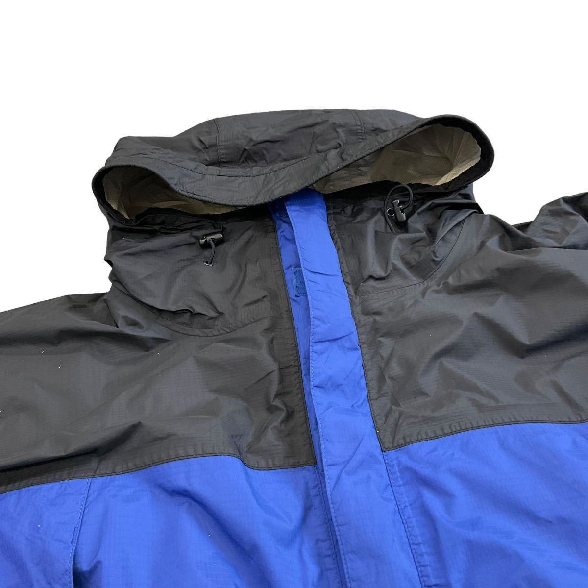 Marmot mountain parka fleece liner attaching L blue nylon jacket f-ti Logo embroidery outdoor wear Marmot 