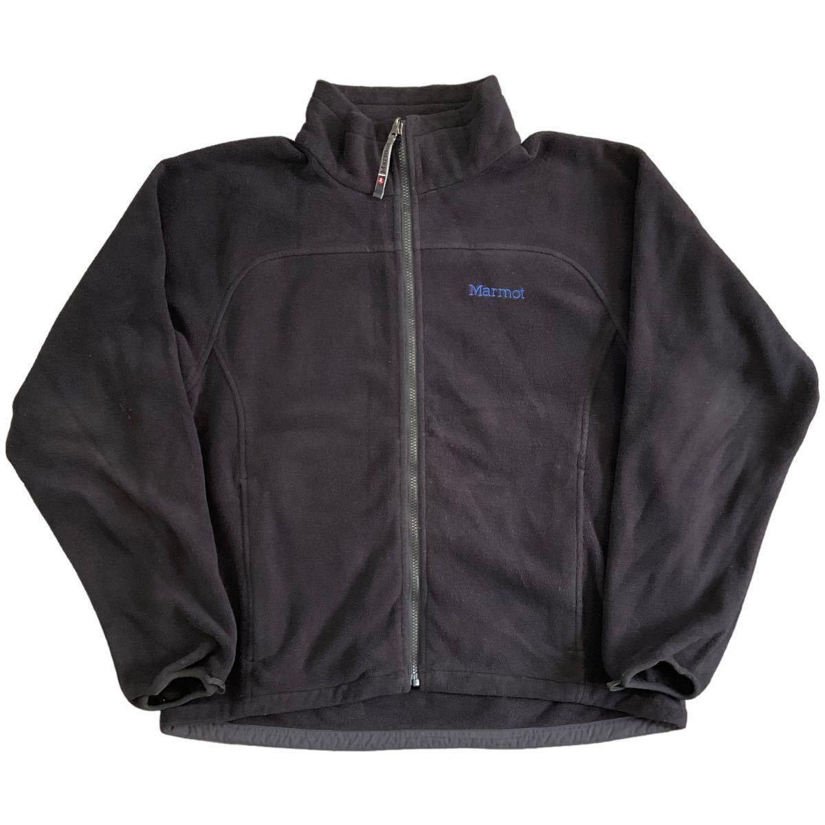 Marmot mountain parka fleece liner attaching L blue nylon jacket f-ti Logo embroidery outdoor wear Marmot 