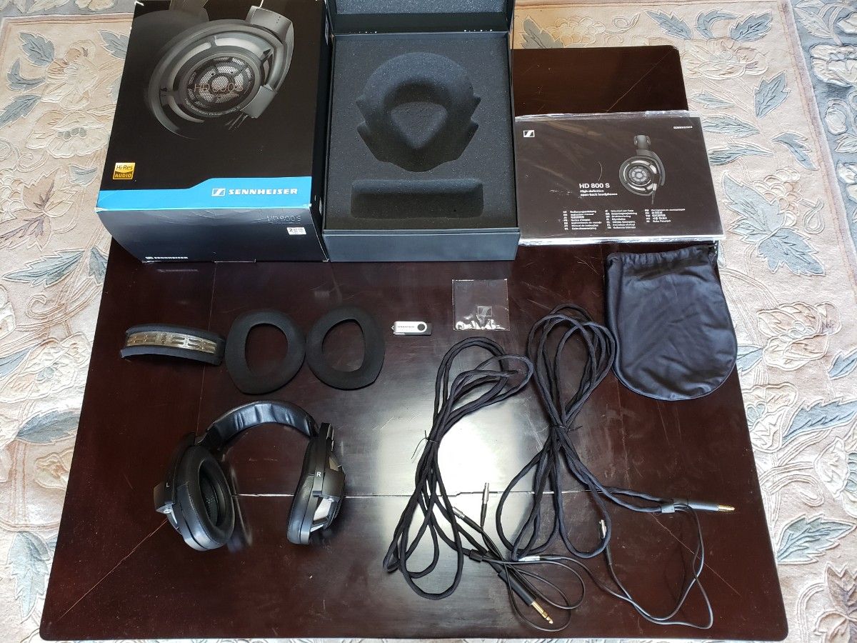 SENNHEISER ゼンハイザー ヘッドフォン HD800S 中古美品 おまけ付き