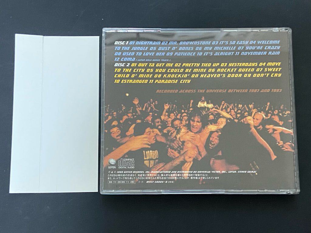 【国内盤2CD】Guns N' Roses,ガンズアンドローゼス／Live Era: '87'93,ライヴエラ８７〜９３（帯付）の画像2