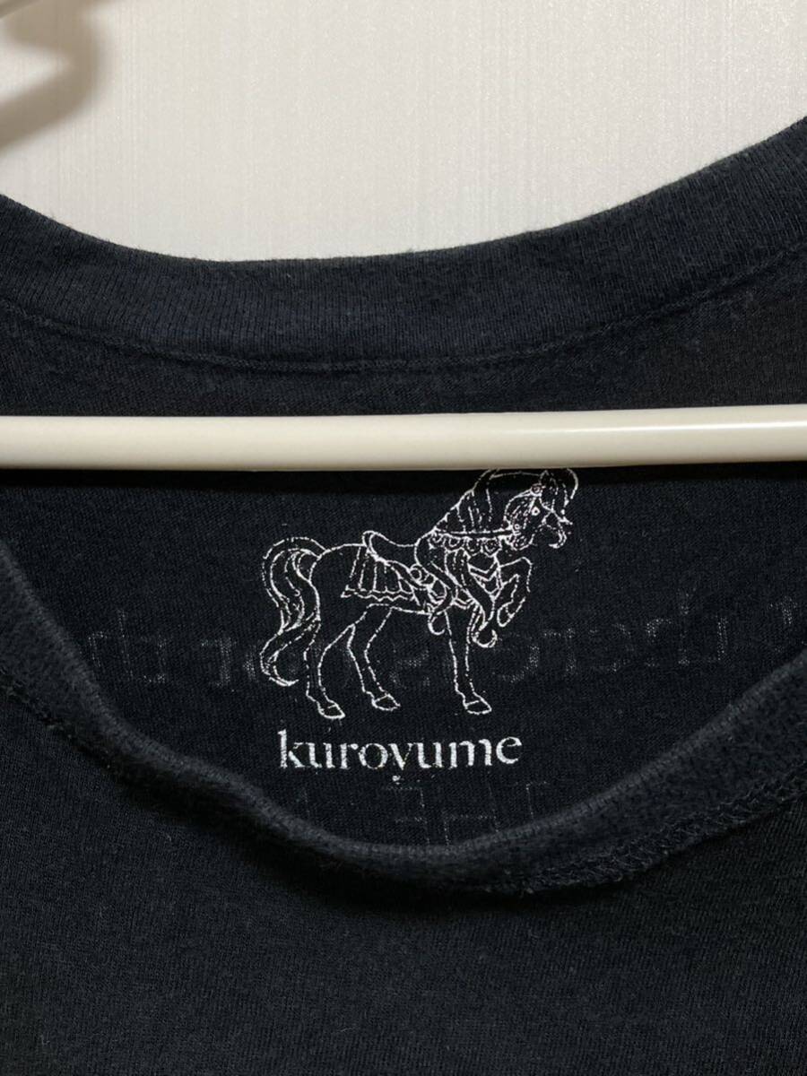 黒夢 半袖Tシャツ BEFORE THE NEXT SLEEP 2014 2015 ツアー グッズ アンディ君 猫 清春 人時 kuroyume sads オフィシャルTシャツの画像3