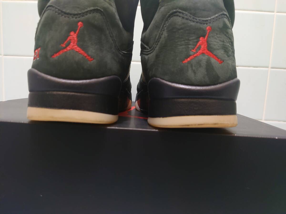 （中古）ナイキ ウィメンズ エアジョーダン5 レトロ ゴアテックス 「オフノワール」Nike WMNS Air Jordan 5 Retro GORE-TEX 26cm_画像4