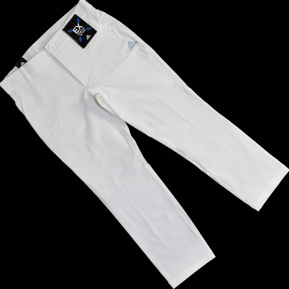 #[76] весна лето обычная цена 12,000 иен Adidas Golf EX STRETCH ACTIVE боковой карман лодыжка длина брюки белый #