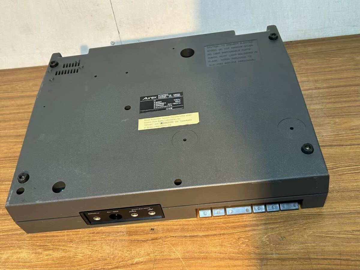 ジャンク Aurex オーレックス PC-4030 カセットデッキ レトロ_画像8