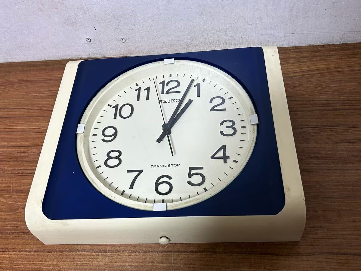セイコー RA7831 トランジスタ 掛け時計 レトロ 壁掛け時計の画像3