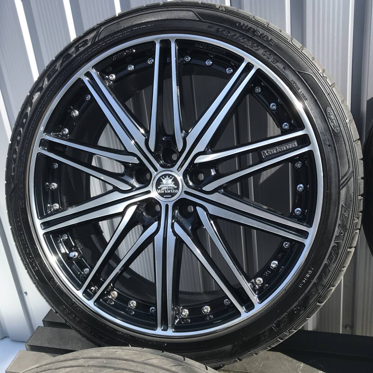 バリ山 WORK ヴァリアンツァ A6S-LV 20インチ 245/40R20 114.3 5穴 アルファード ヴェルファイア エルグランド ハリアー レクサスUX C-HR_画像5