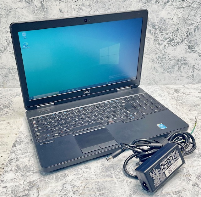 T3625 DELL Latitude E5540 Core i5-4200U 1.60GHz メモリー4GB HDD320GB Windows10 ノートPC 電源アダプター付き_画像1