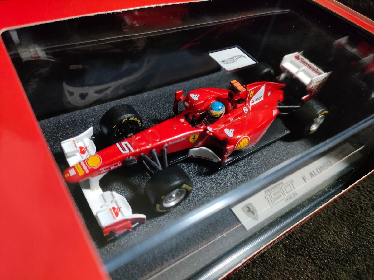 未開封新品 1/43フェラーリ150° イタリア＃5フェルナンド アロンソ Ferrari F1 F.ALONSOマテル ホットウィールレーシング の画像1