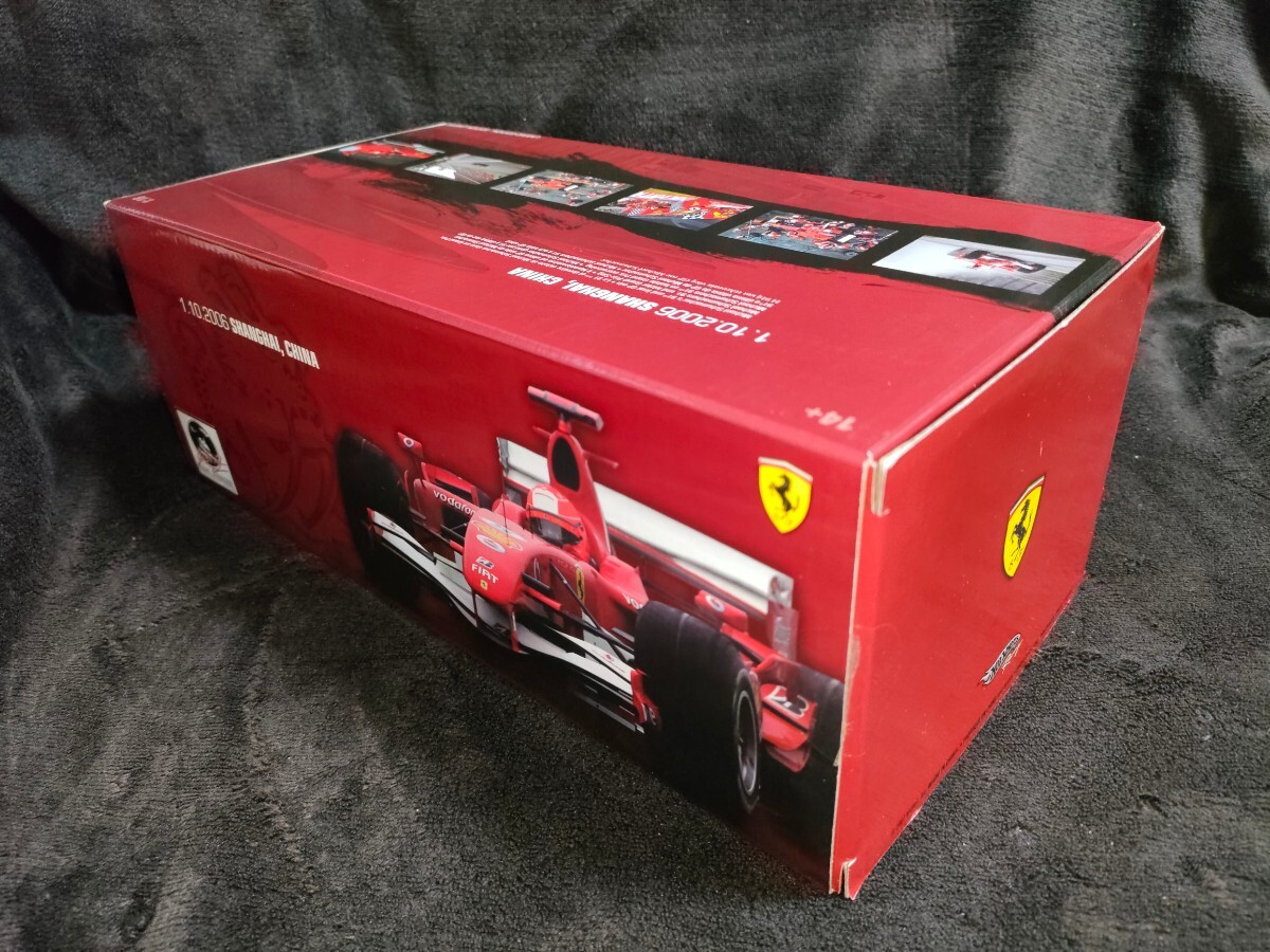 未開封新品ベース　追加デカール前下地処理済 　　 1/18フェラーリ248F1ミハエル シューマッハ最終中国上海GP2006 91WIN91勝記念限定生産品_画像7