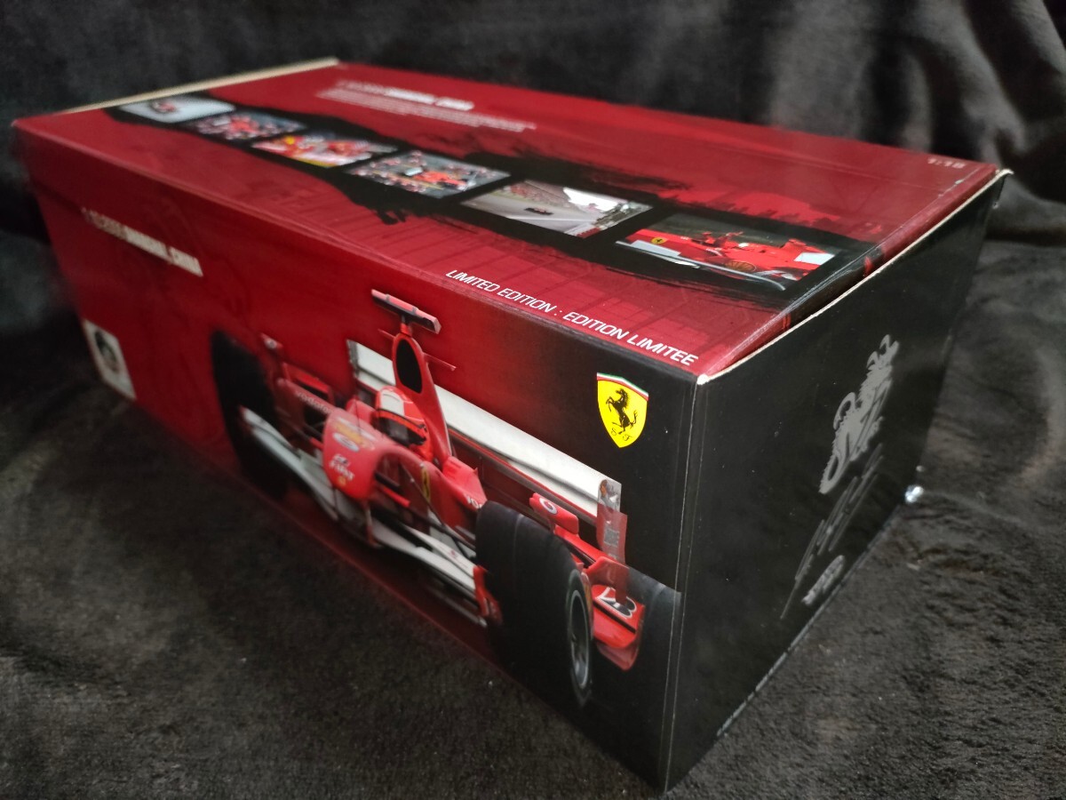 未開封新品ベース　追加デカール前下地処理済 　　 1/18フェラーリ248F1ミハエル シューマッハ最終中国上海GP2006 91WIN91勝記念限定生産品_画像8