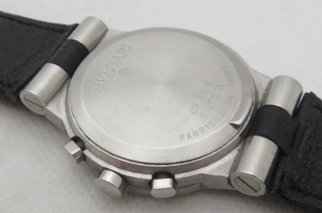 1円～☆BVLGARI ブルガリ ディアゴノ スポーツ CH35S クロノグラフ デイトクォーツ メンズ腕時計 3-11-2の画像7