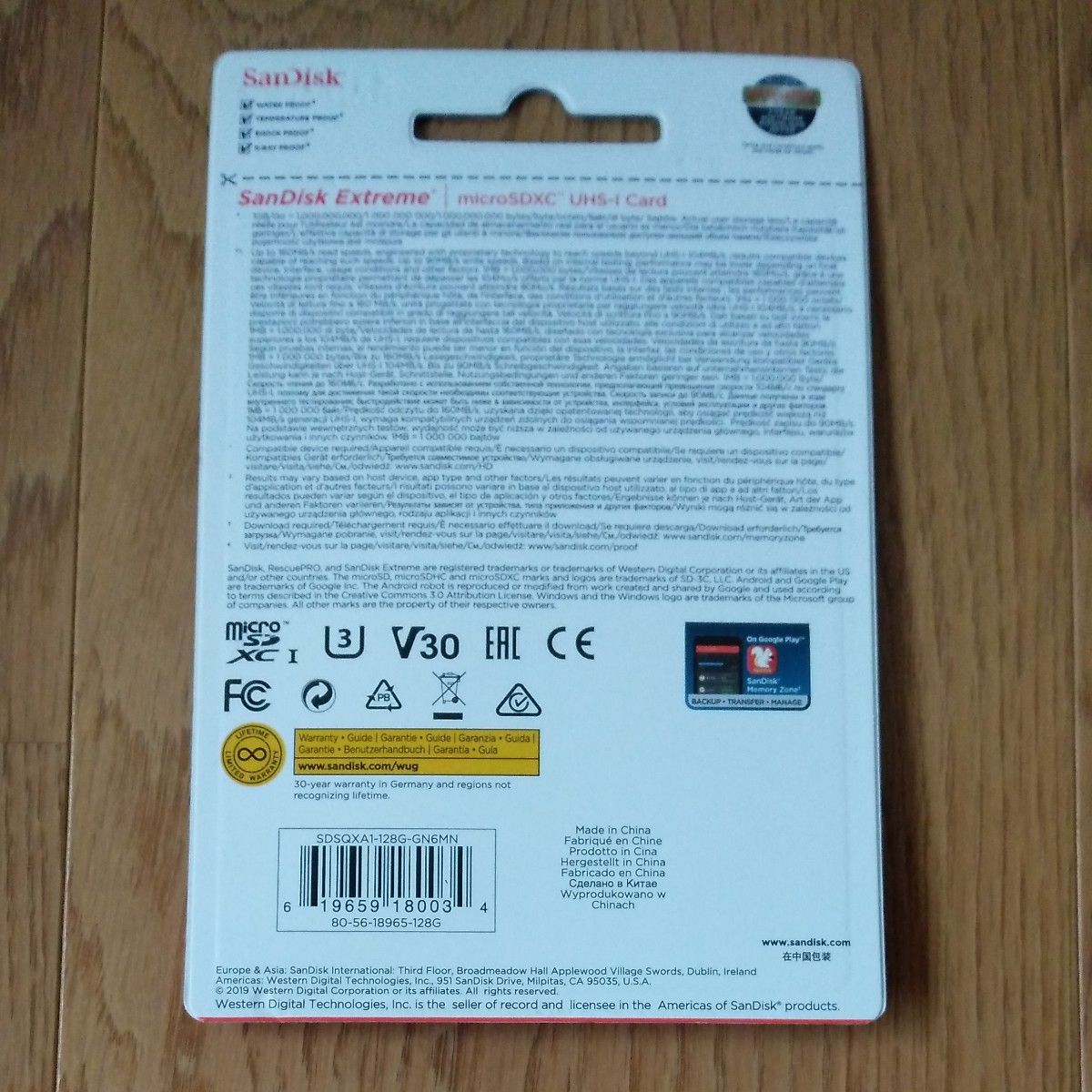 SanDisk Extreme microSDカード 128GB A2