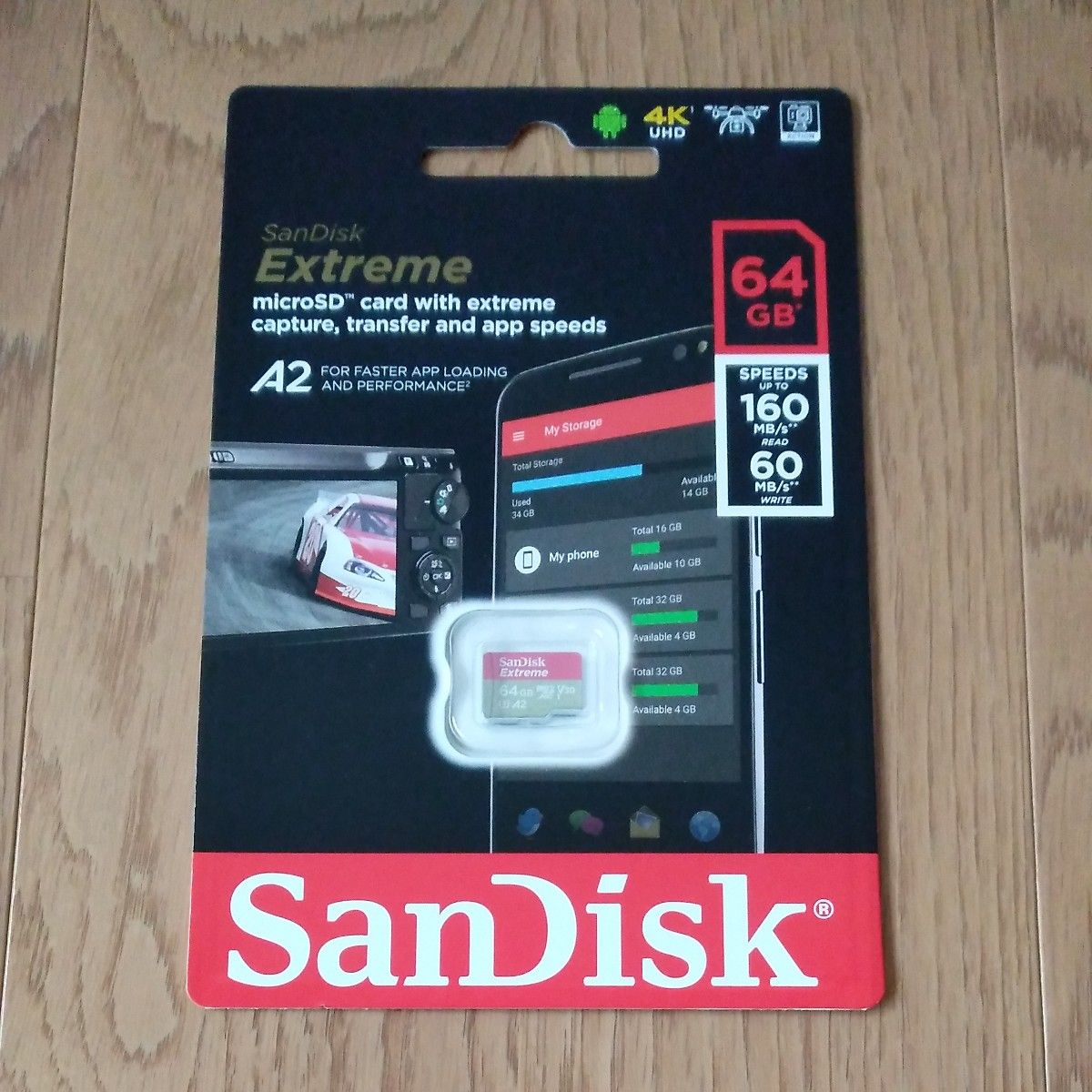 SanDisk Extreme microSDカード 64GB A2