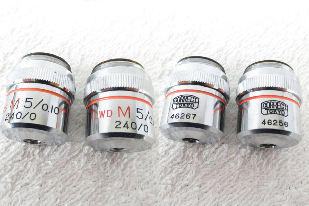 #OLYMPUS/ Olympus # against thing lens #M10/0.22 240#LWD M20/0.30 240/0#LWD M5/010 240/0#LWD M10/0.22 240/0# total 8 point # present condition #