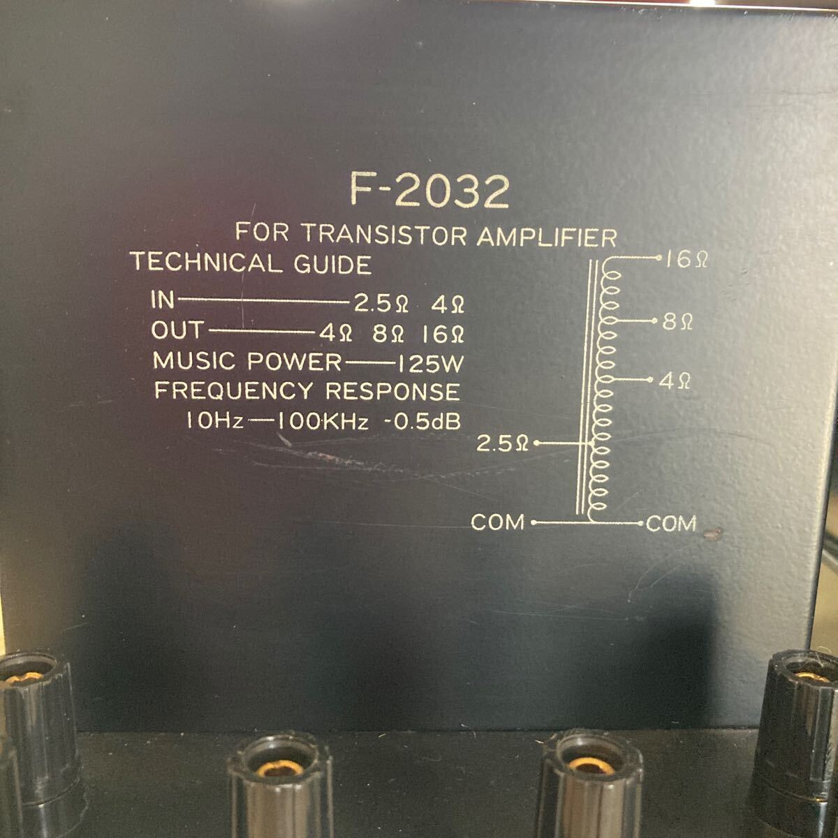 タムラ製作所 TAMURA  F-2032 マッチングトランス ２個セット ２個口での発送 F2032 SOUND FORMER の画像9