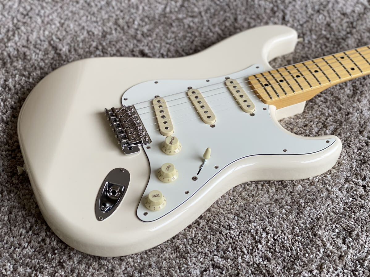 送料込み 超美品 Fender Made in Japan / JV Modified 60s Stratocaster Maple Olympic White フェンダージャパン ストラトキャスターの画像3