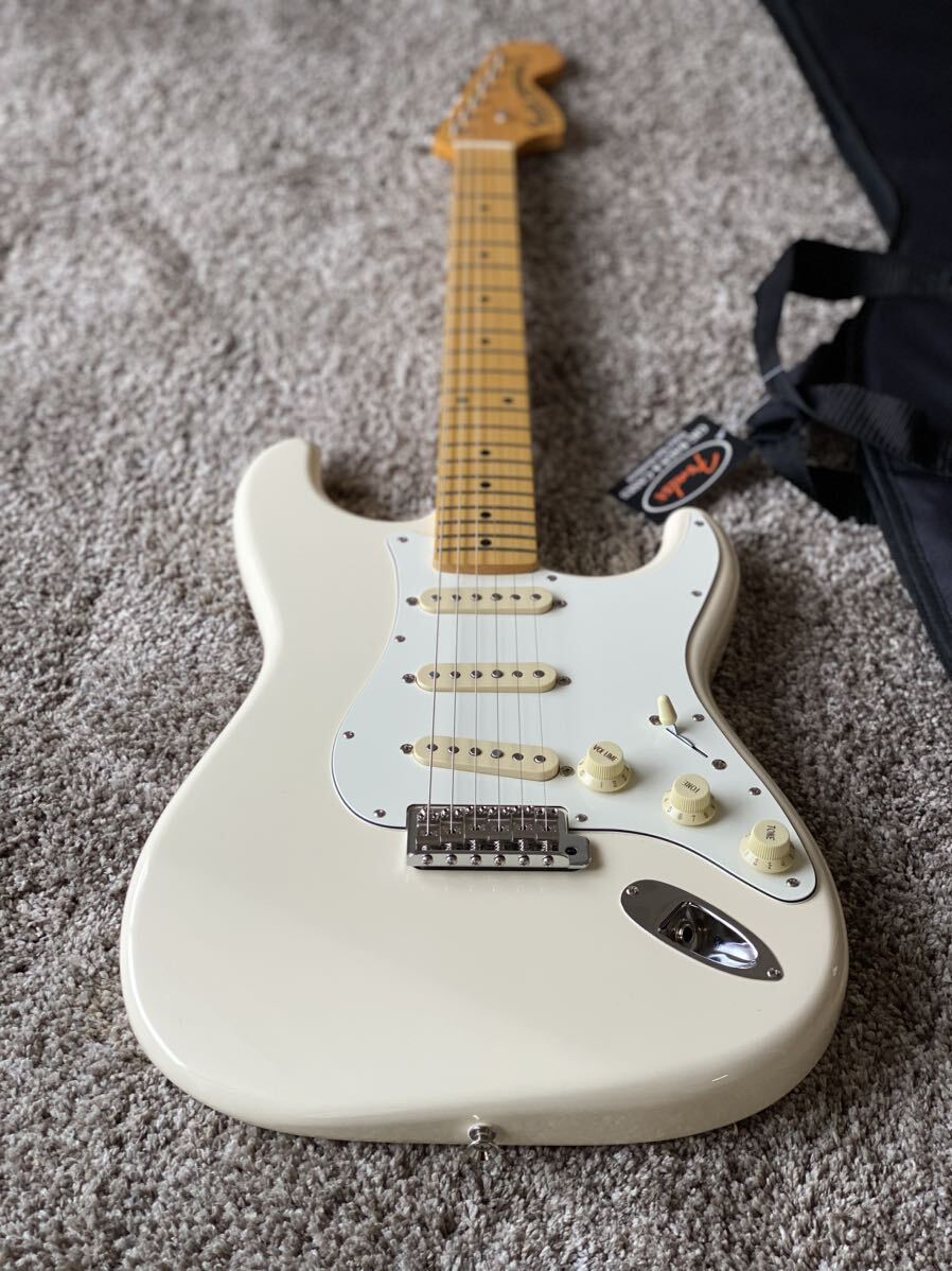 送料込み 超美品 Fender Made in Japan / JV Modified 60s Stratocaster Maple Olympic White フェンダージャパン ストラトキャスターの画像1