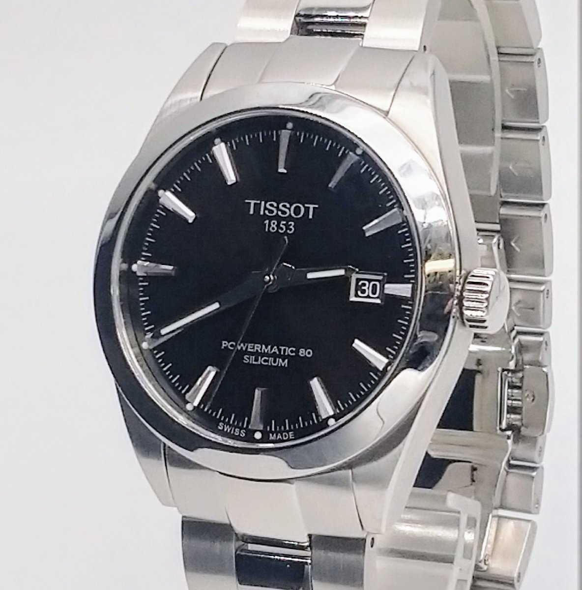 2687♪/ TISSOT ティソ Gentleman ジェントルマン Powermatic 80 Silicium T1274071105100 腕時計 自動巻き アナログ メンズ【0311】の画像1