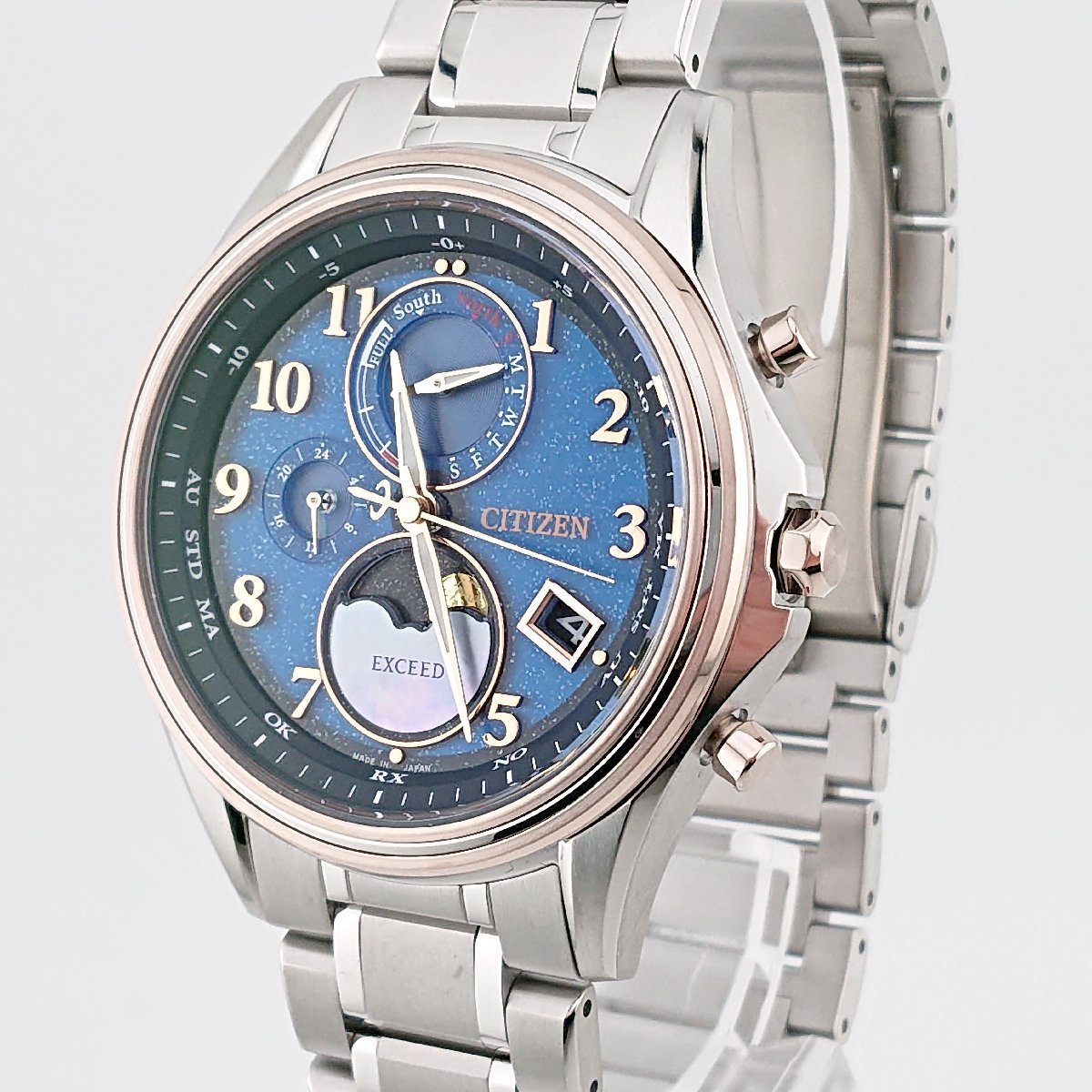 2266# シチズン/CITIZEN 腕時計 エクシード EXCEED BY1026-65L 電波ソーラー デイト 10気圧防水 メンズ シルバー 【0226】_参考価格：264,000円