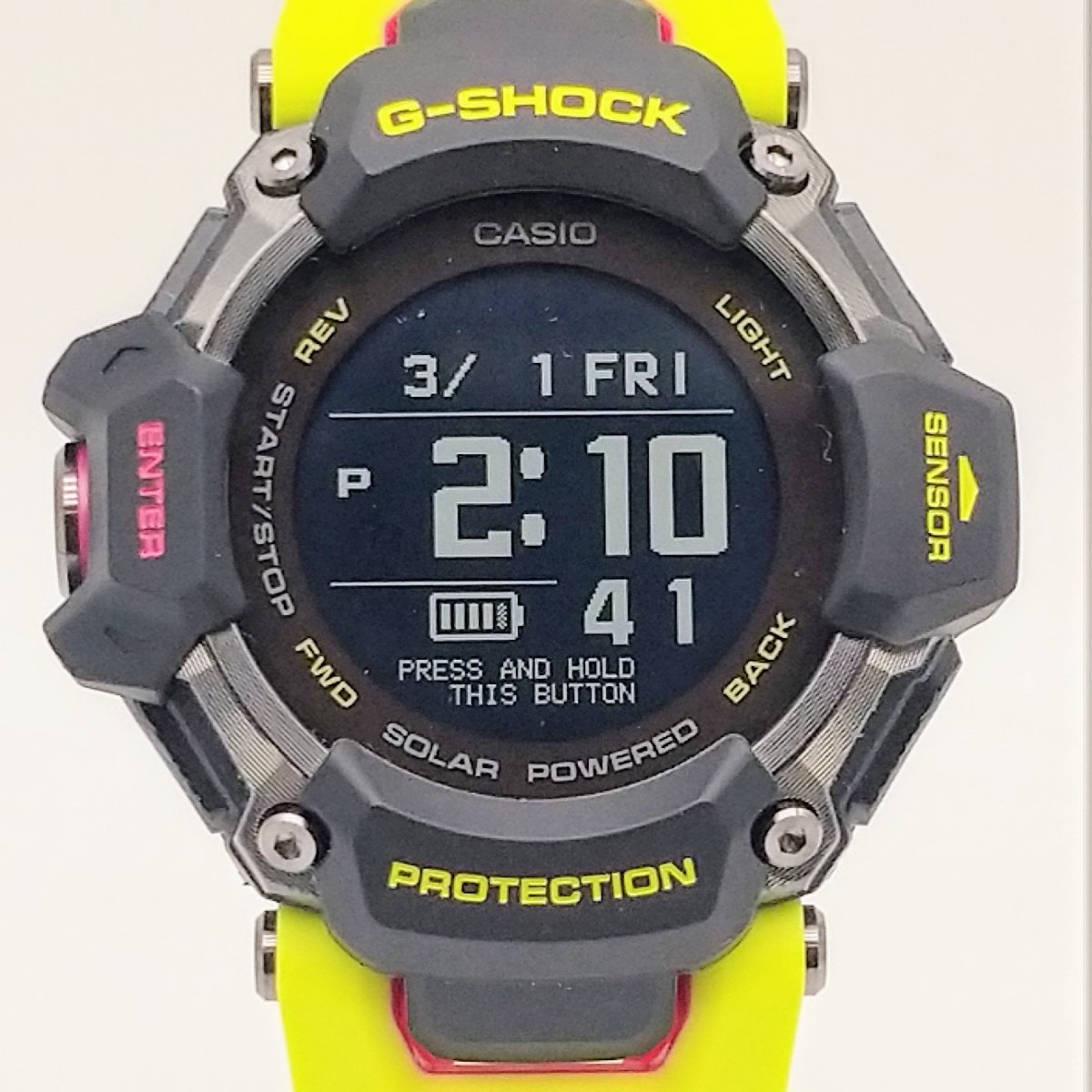 2370♪/ CASIO カシオ G-SHOCK ジーショック G-SQUAD GBD-H2000-1A9JR 腕時計 充電式 デジタル GPS 心拍計 Bluetooth搭載 メンズ【0226】_参考価格 55,000円