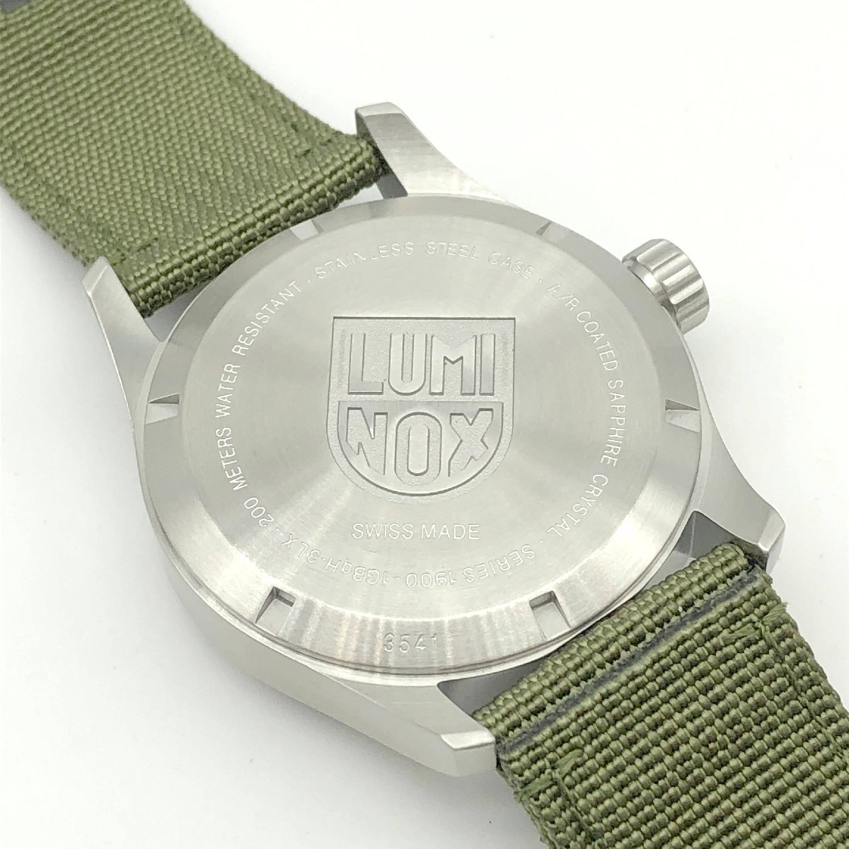 2780@Luminox Men's XL1907NF Atacama Field Automatic Silver Nylon Swiss 20気圧防水 Fashion Watch【0304】の画像5