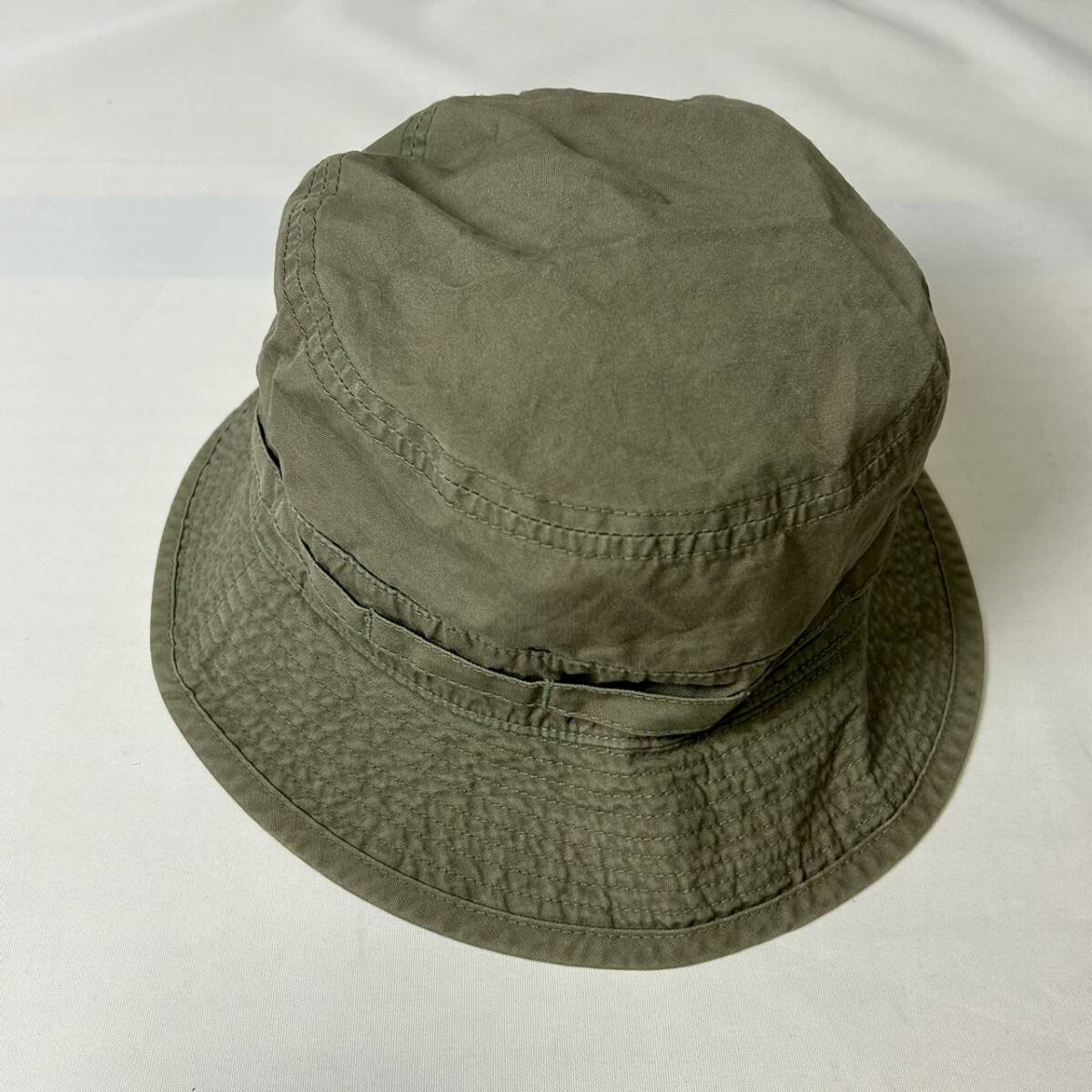 貴重 90s 00s 初期 美品 正規品 WTAPS JUNGLE HAT NAM64 ダブルタップス ジャングル ハット バケットハット 帽子 カーキ系 M～L相当_画像2