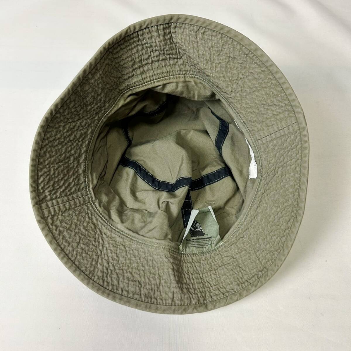 貴重 90s 00s 初期 美品 正規品 WTAPS JUNGLE HAT NAM64 ダブルタップス ジャングル ハット バケットハット 帽子 カーキ系 M～L相当_画像5