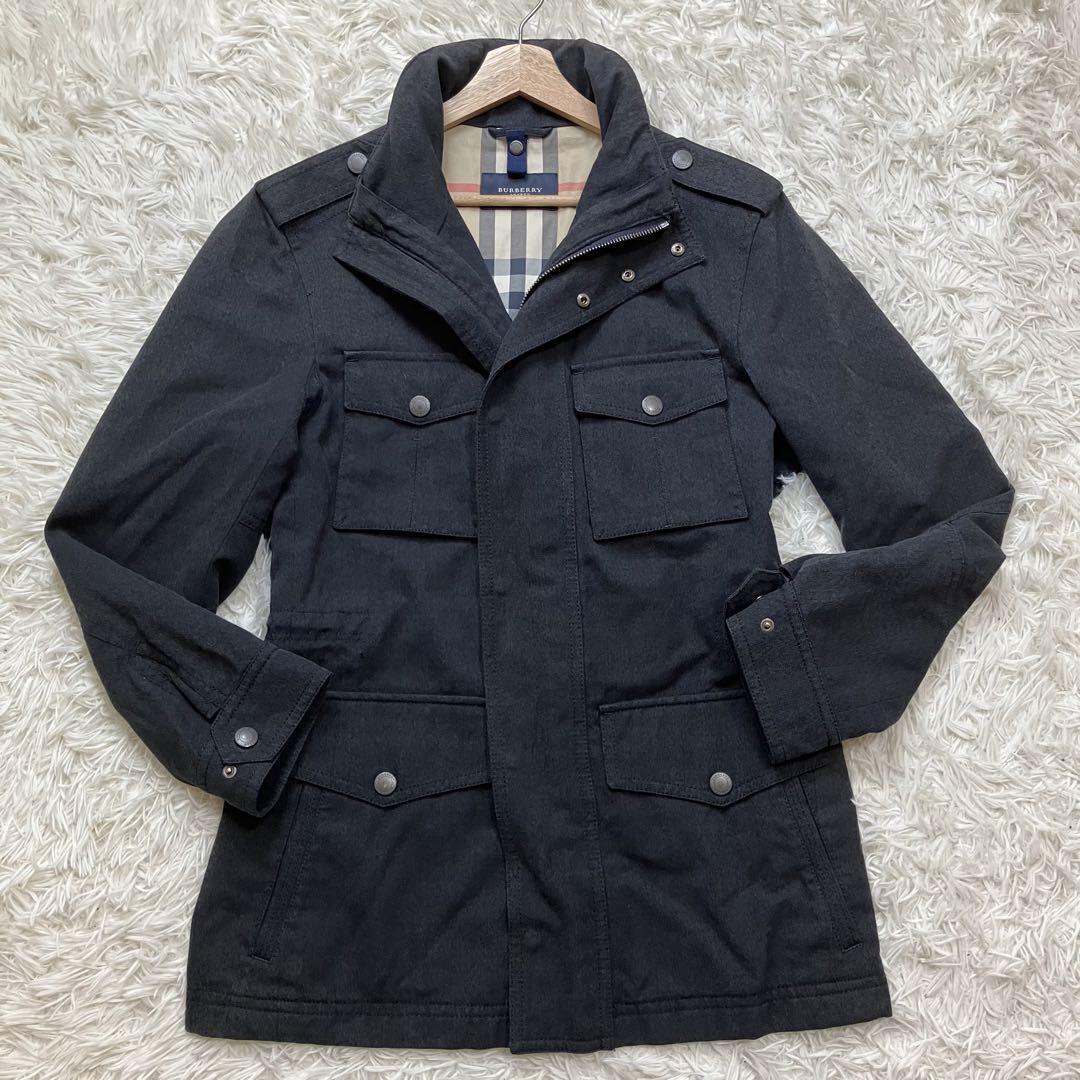 極美品◎1点物◎ノバチェック◎Burberry London マウンテンパーカー ライナー付 メンズ Mサイズ 2way コート ブルゾン バーバリーロンドン_画像4