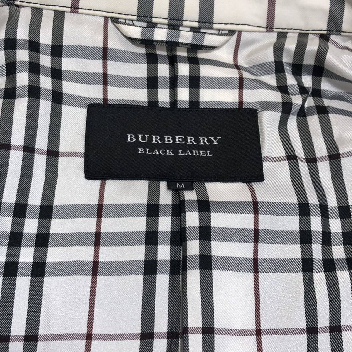 1点物◎希少◎Burberry Black Label ノバチェック シャツジャケット ナイロンジャケット ホースロゴ バーバリーブラックレーベル Mサイズ_画像8