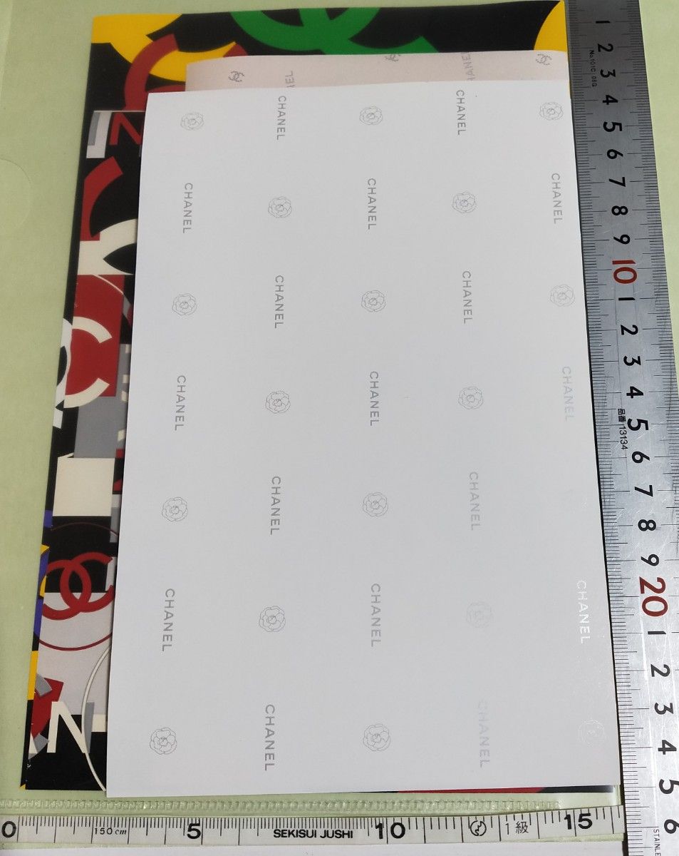 CHANEL シャネル ラッピングペーパー 小さめ 包装紙 10枚 CHANEL シャネル ラッピングペーパー 小さめ 包装紙 10枚