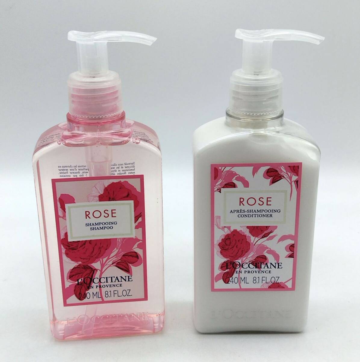 X★新品 ロクシタン ROSE ローズ シャンプー 240ml コンディショナー 240ml セット★_画像1