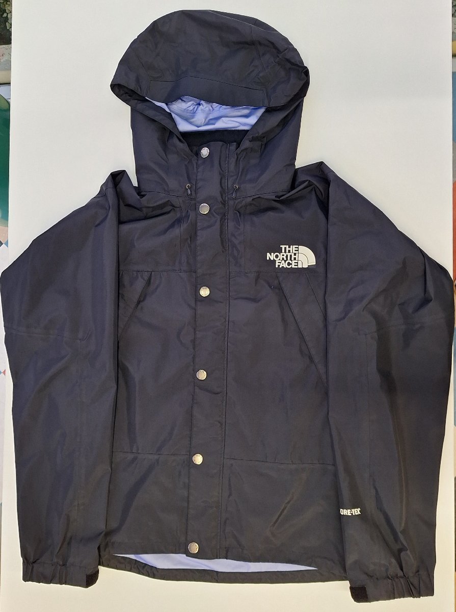 中古 ザノースフェイス Mountain Raintex Jacket マウンテンレインテックスジャケット マウンテンパーカー L 黒 NPW11935 U7の画像1