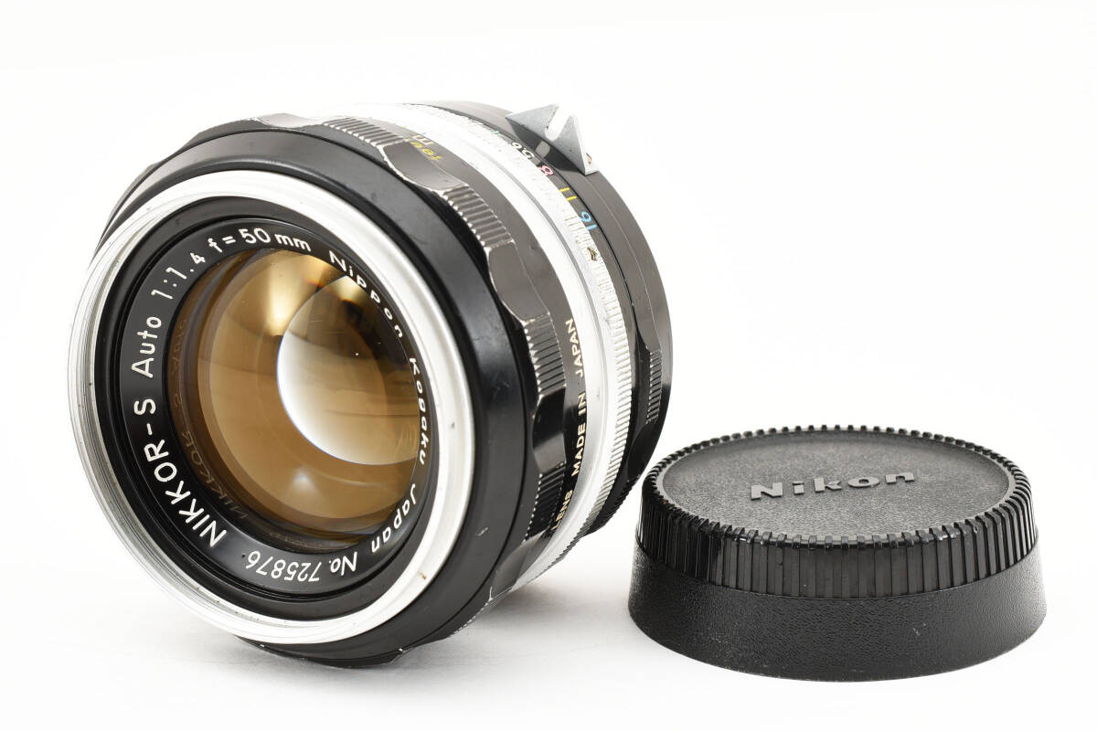 ★良品★ニコン Nikon NIKKOR-S Auto 50mm F1.4 L550 #449