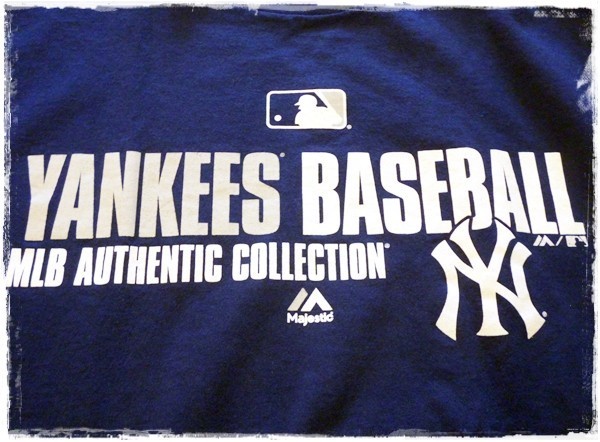 メンズ　MLB　半袖　Tシャツ　MLB　NY Yankees　ニューヨーク　ヤンキース　YankeesBASEBALL　Majestic　アメリカ　野球　メジャー　Ｌ_画像2