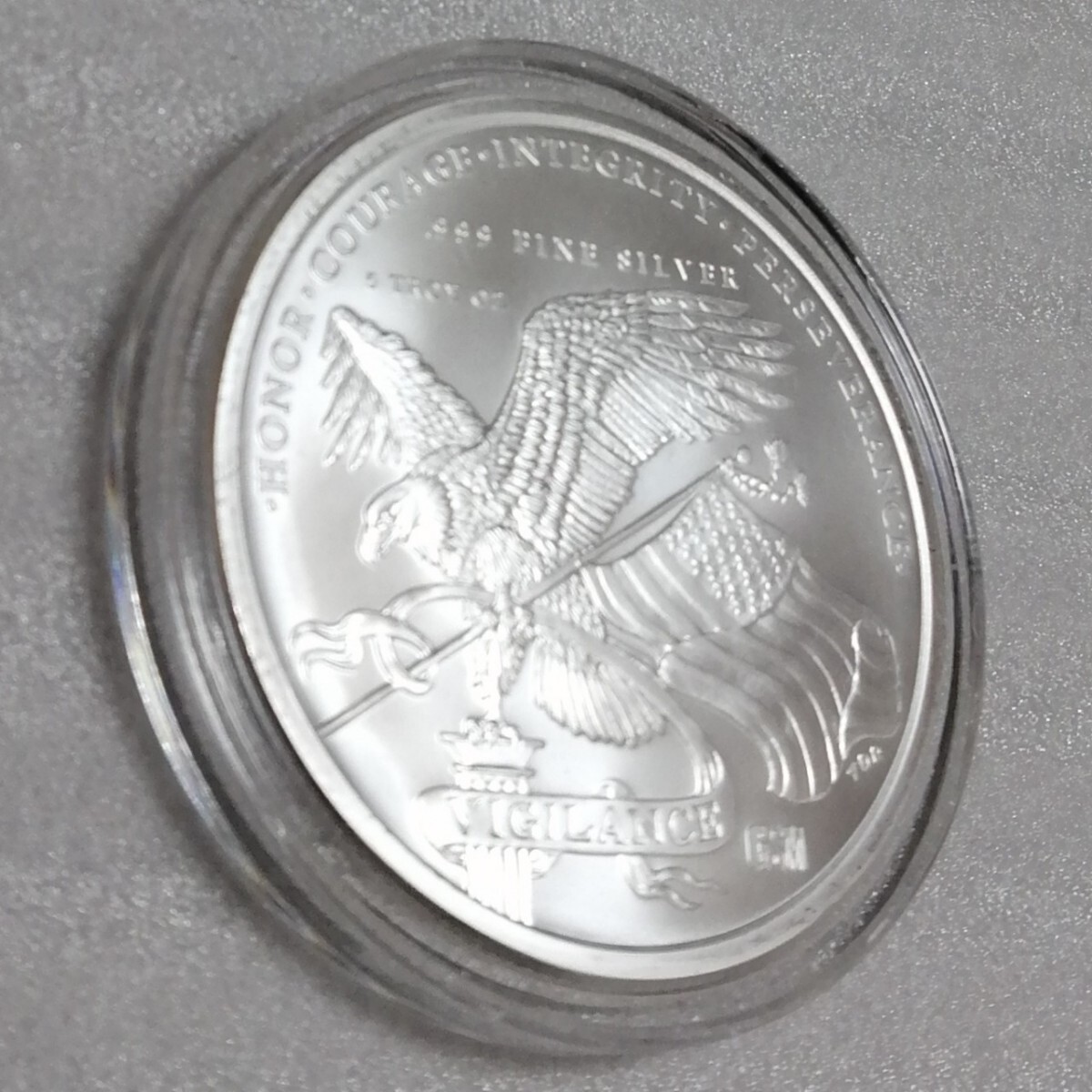 5オンス トランプ 第45代 大統領 銀貨 純銀 ラウンド 箱付き アイテム2の画像8