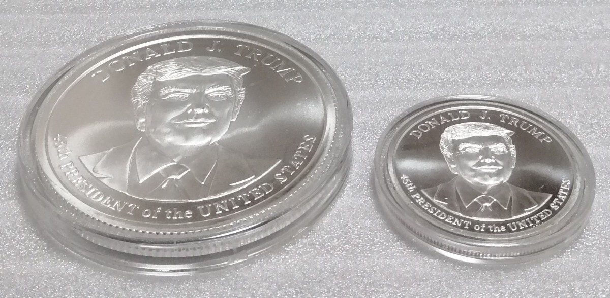 5オンス トランプ 第45代 大統領 銀貨 純銀 ラウンド 箱付き アイテム3の画像5