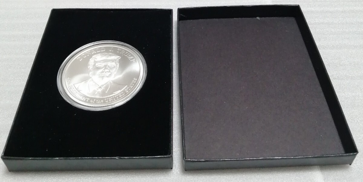 5オンス トランプ 第45代 大統領 銀貨 純銀 ラウンド 箱付き アイテム3の画像9