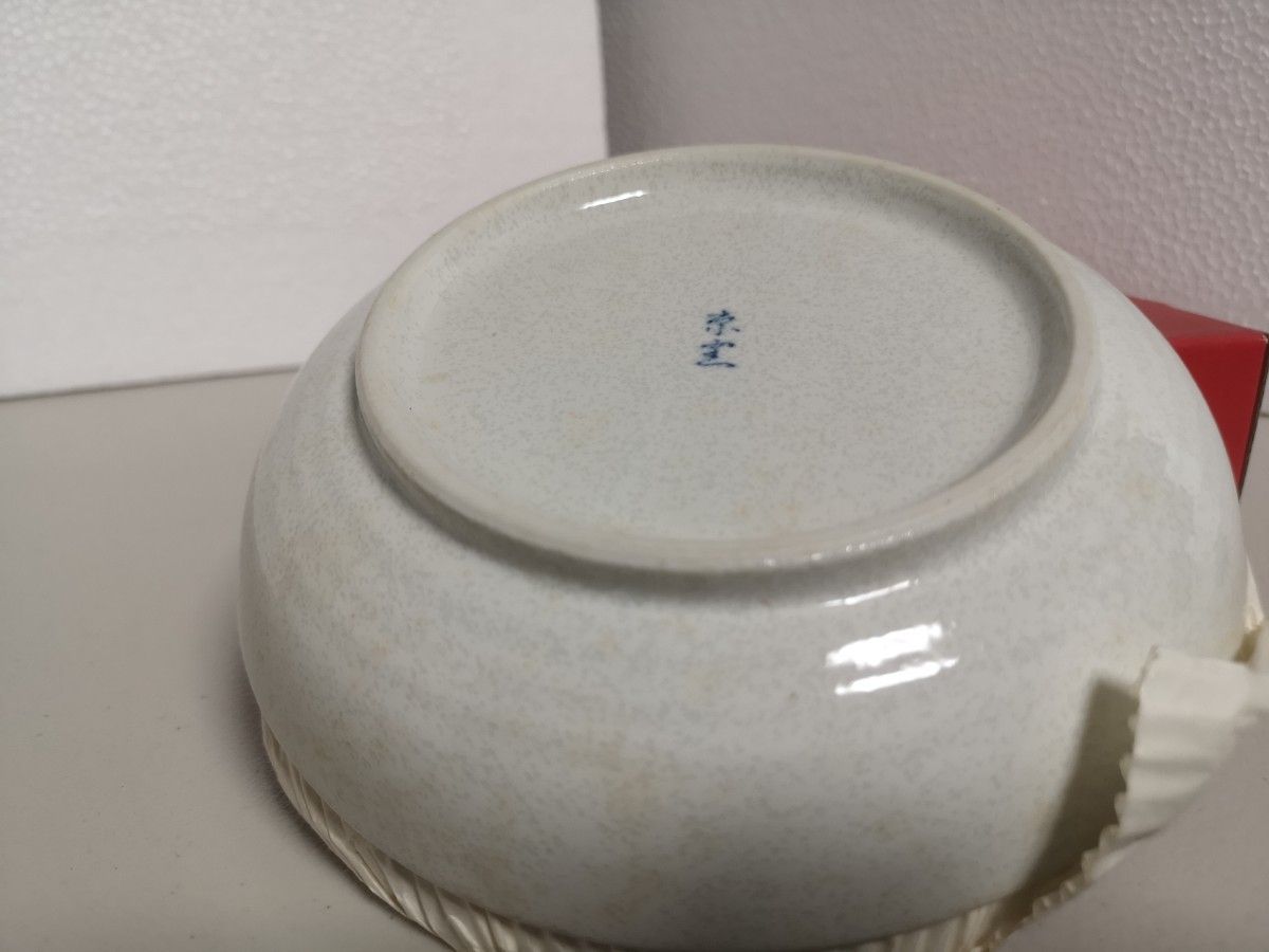 未使用保管品 京窯 18cm 陶器 OIOI MEET ME AT 2箱4枚  食器