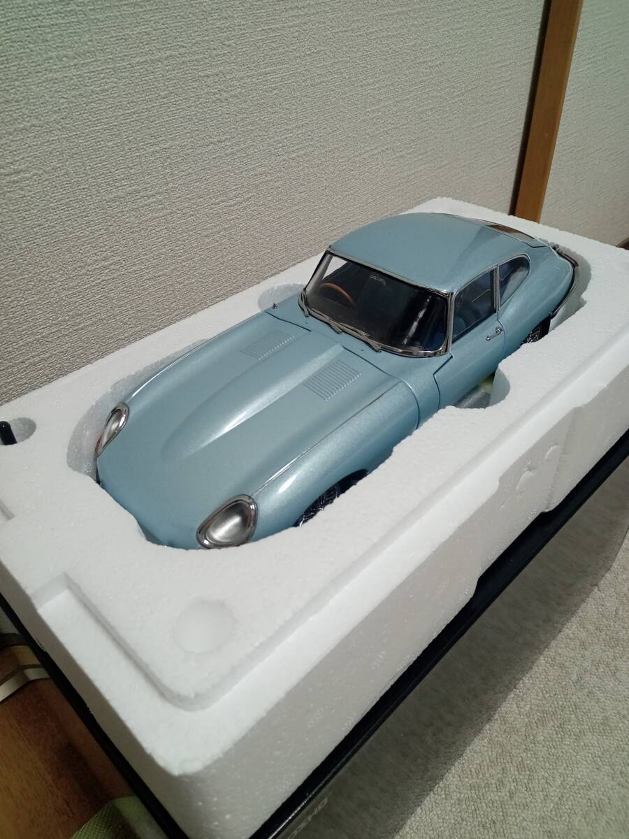 京商 1/18 ジャガ− Etype ジャンク シルバーブルー_画像2