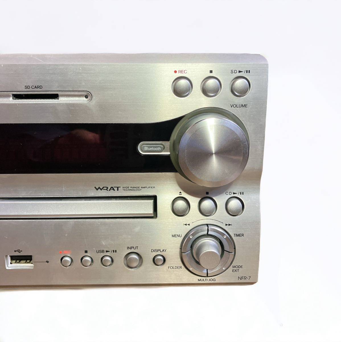 【美品】 ONKYO X-NFR7 CD SD Bluetooth対応 CDコンポ USBレシーバー 動作確認済み_画像10