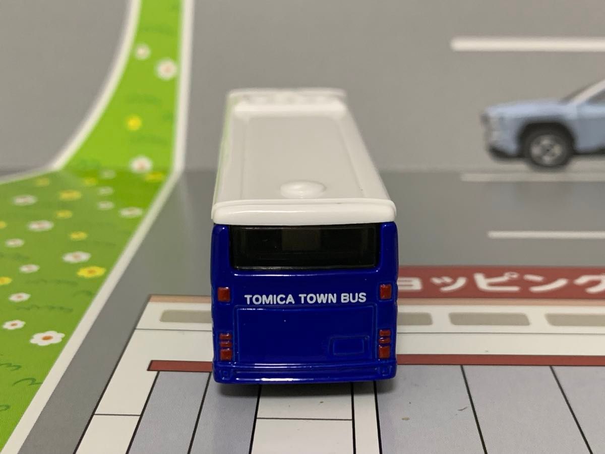 トミカ バス停付属品　三菱ふそう　エアロスター　トミカタウンバス