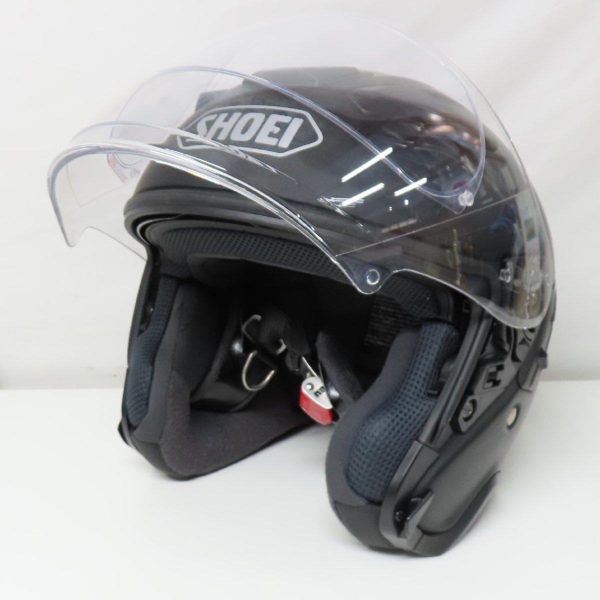 SHOEI ショウエイ J-Cruise2 Jクルーズ2 ジェットヘルメット Mサイズ マットブラック バイク 二輪 スクーター 原付 バイザー 人気の画像3