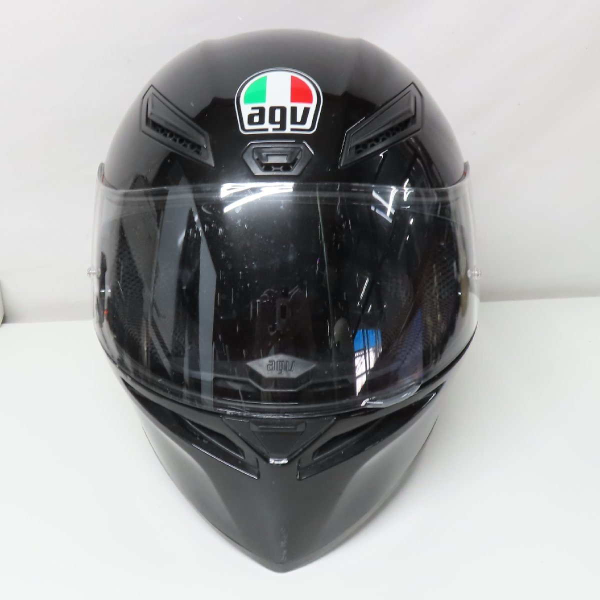 【1円スタート】【ジャンク品】 AGV OT45L フルフェイスヘルメット XLサイズ ブラック バイク 二輪 オートバイ ツーリング 人気_画像5