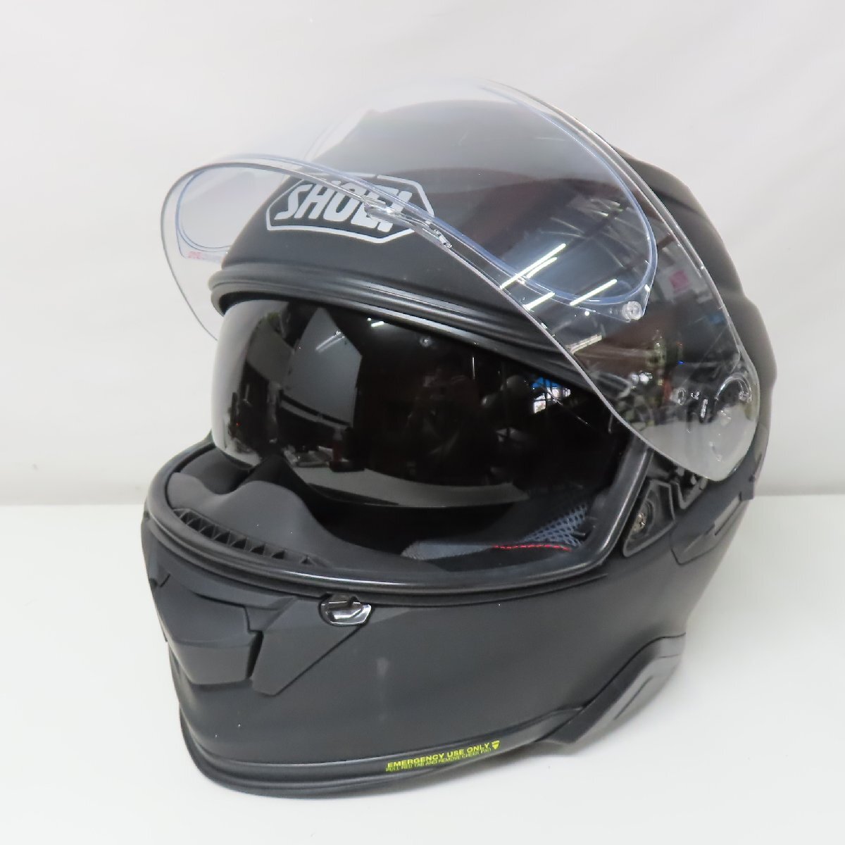SHOEI ショウエイ GT-Air2 フルフェイスヘルメット Lサイズ マットブラック 人気 バイザー バイク 二輪 オートバイ ツーリング スクーターの画像4