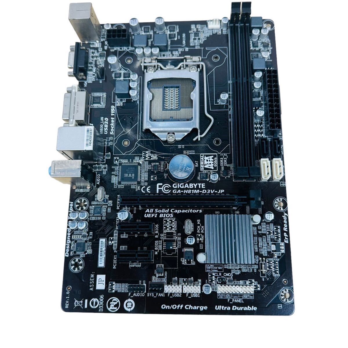 ★ GIGABYTE GA-H81M-D3V-JP LGA1150 H81 MATX MicroATX マザーボード PCパーツ 動作保証_画像2