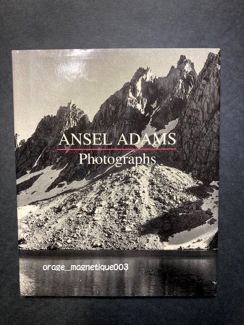  иностранная книга ANSEL ADAMS Photographs Anne cell Adams английский язык маленький размер книга@ белый чёрный монохромный фотография WINGS BOOKS фотоальбом японский язык перевод нет 