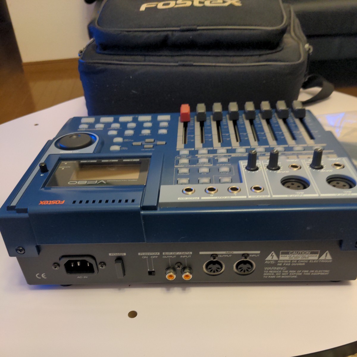 FOSTEX フォステクス マルチトラックレコーダー VF80 HDD 40GB デジタル マルチトラッカー ハードディスク バッグ付き 現状品の画像4