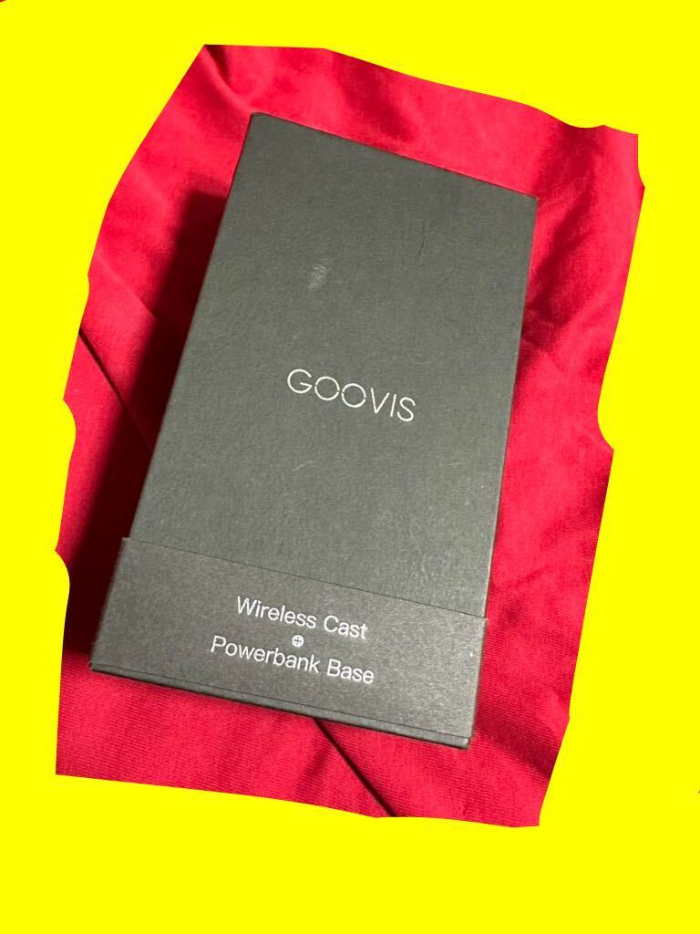 希少 GOOVIS Wireless Cast 無線キャスト ワイヤレス ミラーリング デュアルバンド Type-C HDMI【モバイルバッテリー5900mAh】_画像1