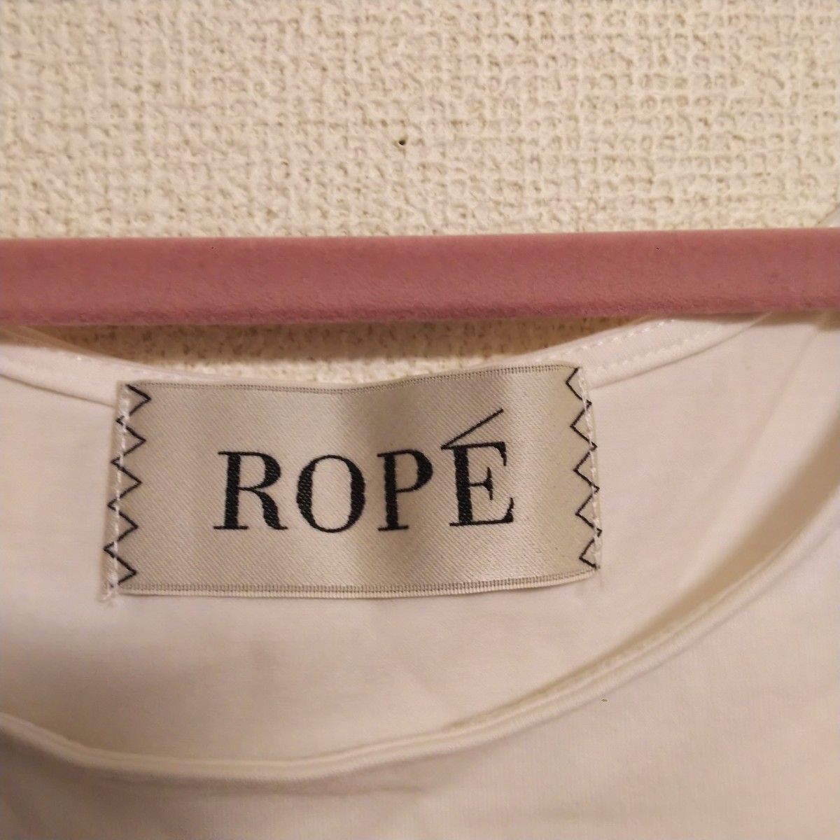 【美品】ROPE ノースリーペプラムブラウス